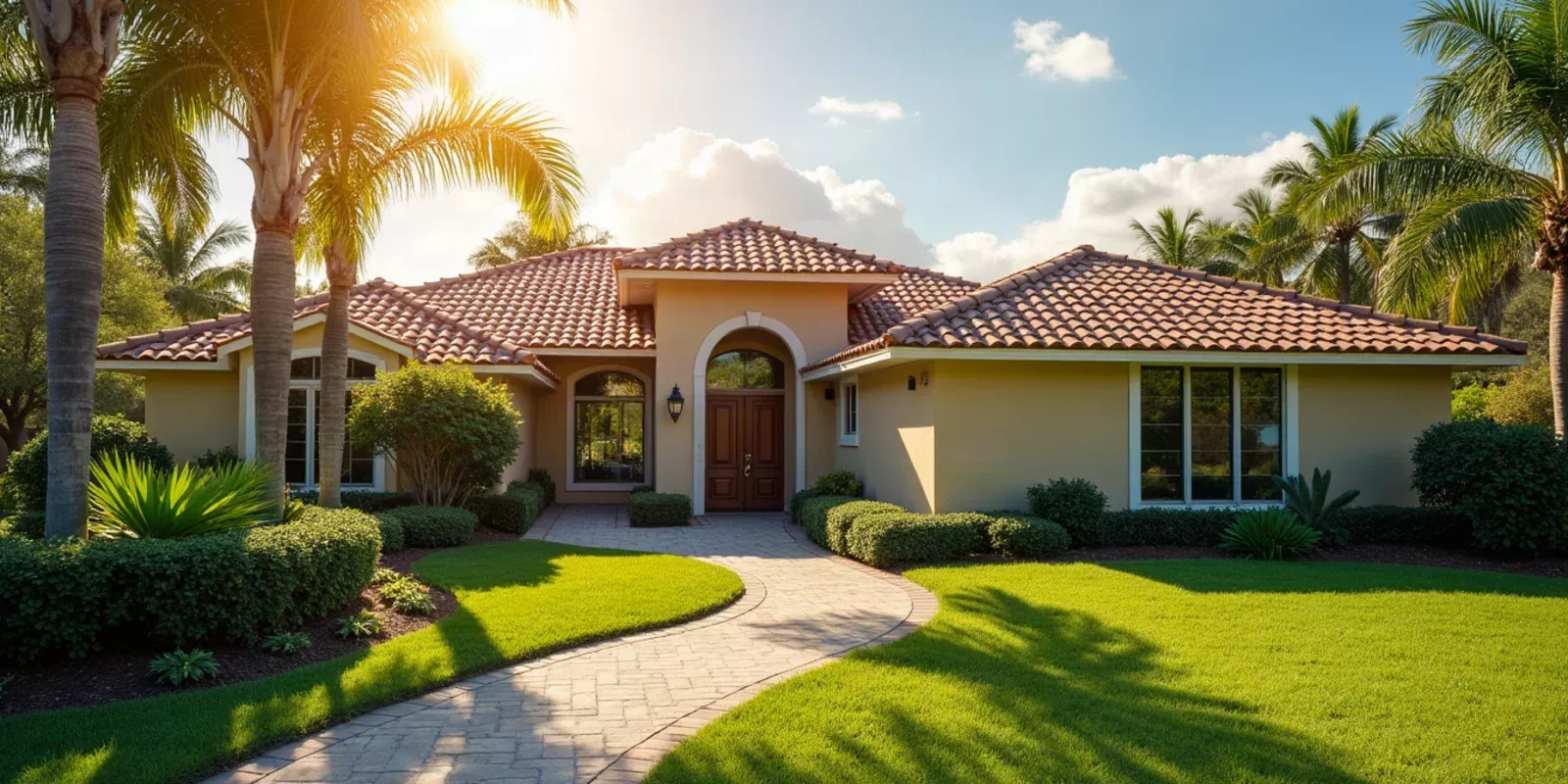 Casa unifamiliar en Miami-Dade con jardín delantero preparada para su venta