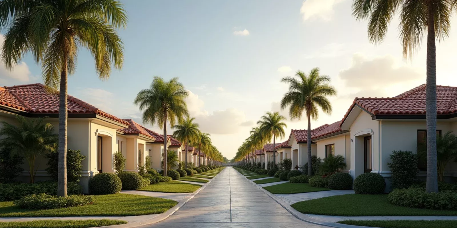 Calle residencial arbolada con casas unifamiliares de una planta en el suroeste de Miami-Dade